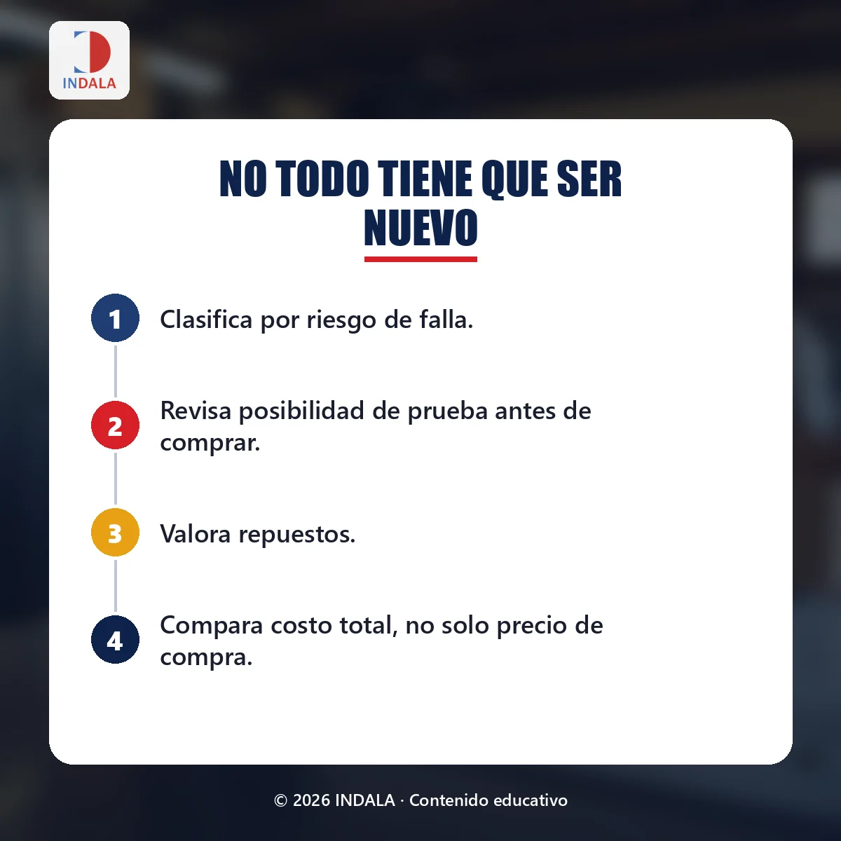 Resumen visual sobre «No todo tiene que ser nuevo»