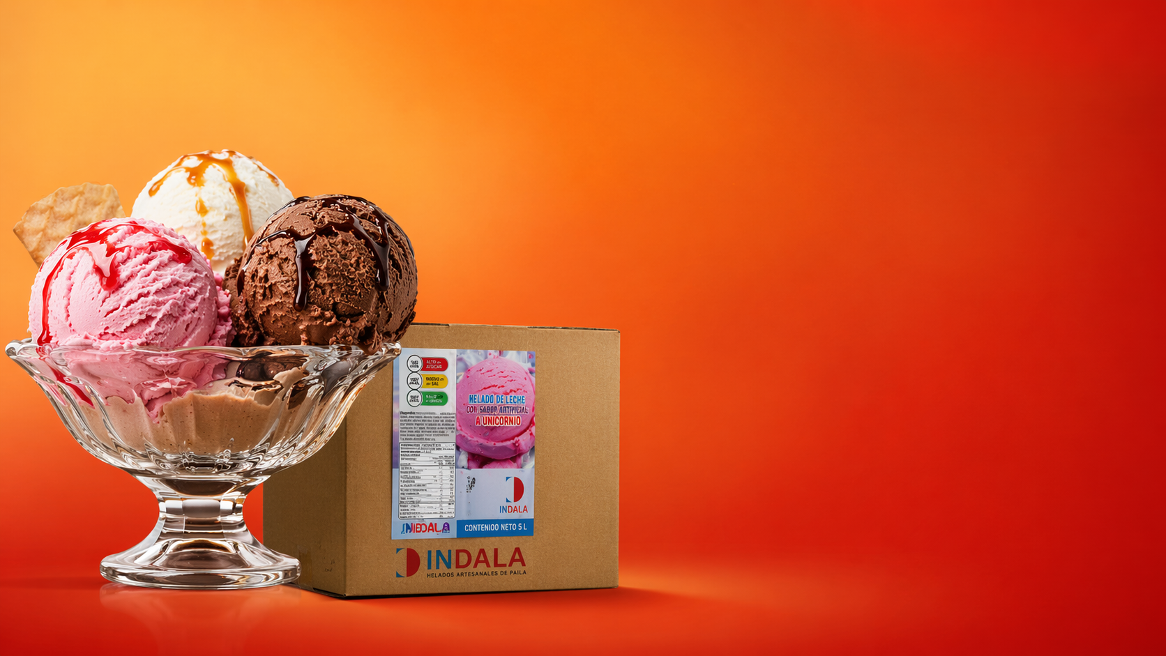 Helado INDALA para negocios